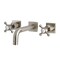 Kingston Brass KS6128BX Two-Handle Wall Mount Bathroom Faucet, Brushed Nickel KS6128BX - alternate 1